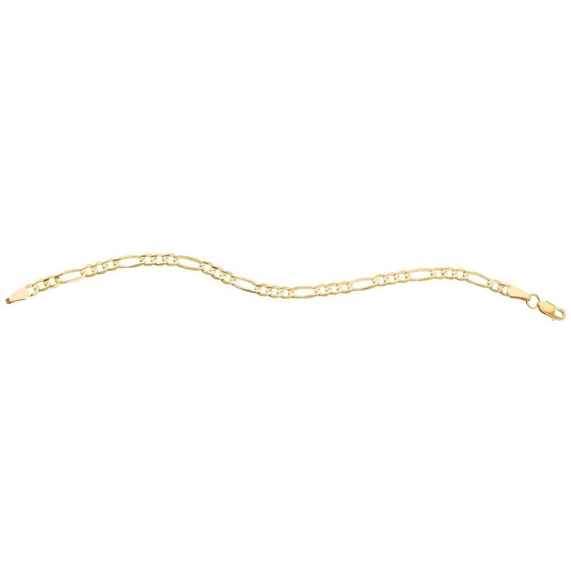 Esclava Dama Tejido 3x1 De 18 Cm Oro 10 K + Obsequio