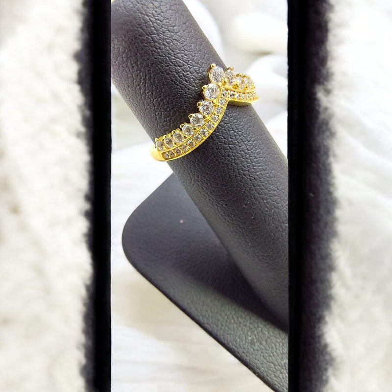 Anillo Princesa Joyería M De León Oro 14k + Regalo