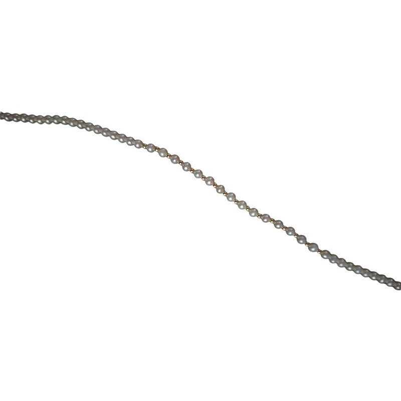 Gargantilla Para Niña Con Bolitas Elaborada En Oro De 14 K