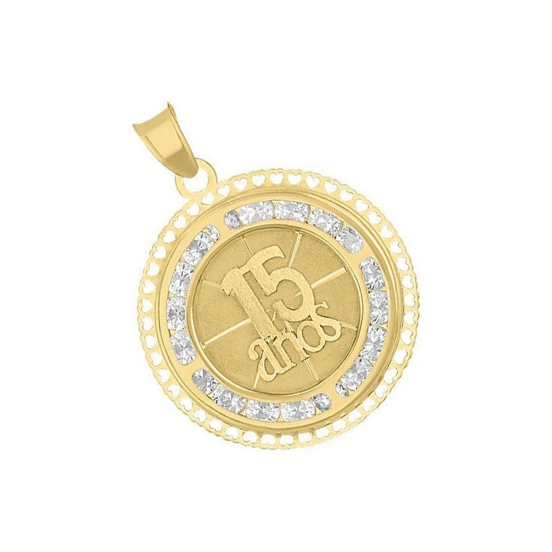 Medalla Xv Años En Oro De 14 K + Obsequio + Envio
