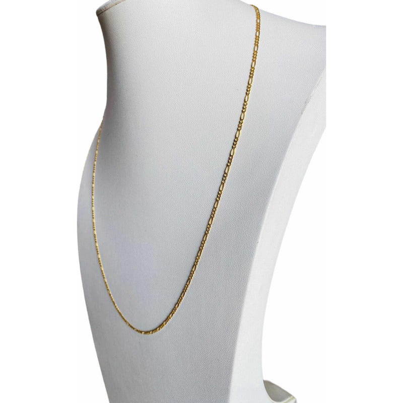 Cadena Figaro Rombos 55cm X 2 Mm Oro 14