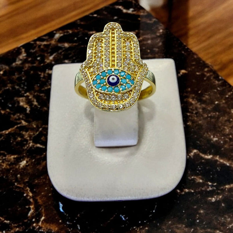 Anillo Jamsa Joyería M De León Oro 10k + Regalo