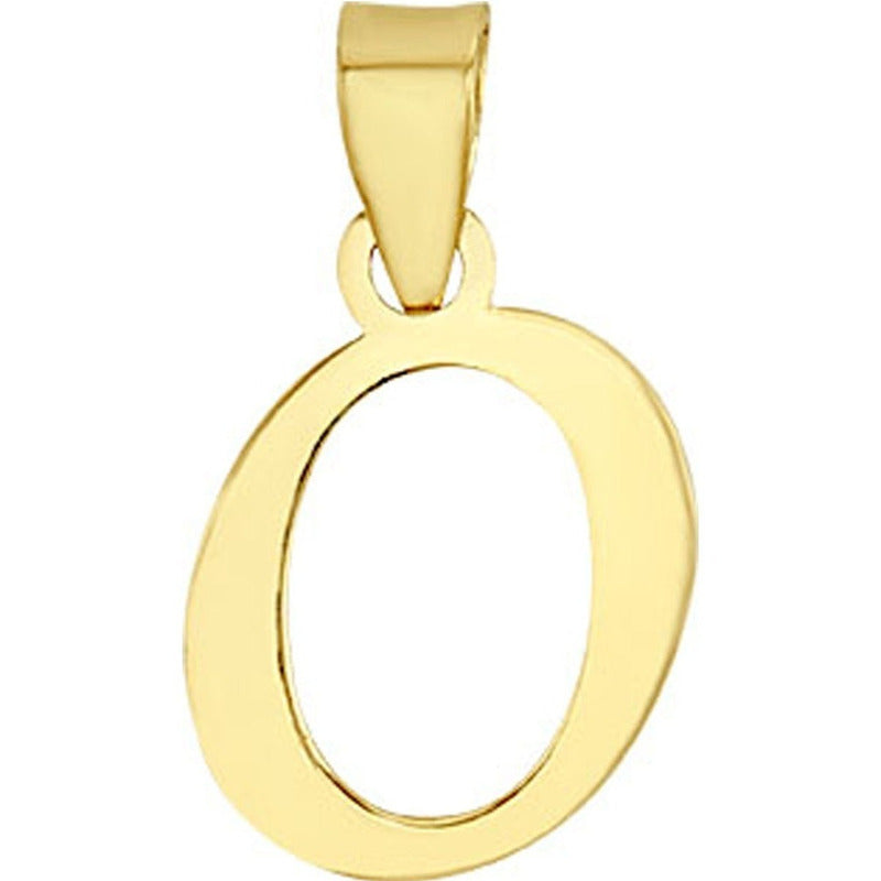 Dije Inicial O Lisa En Oro De 10 K + Obsequio + Envío