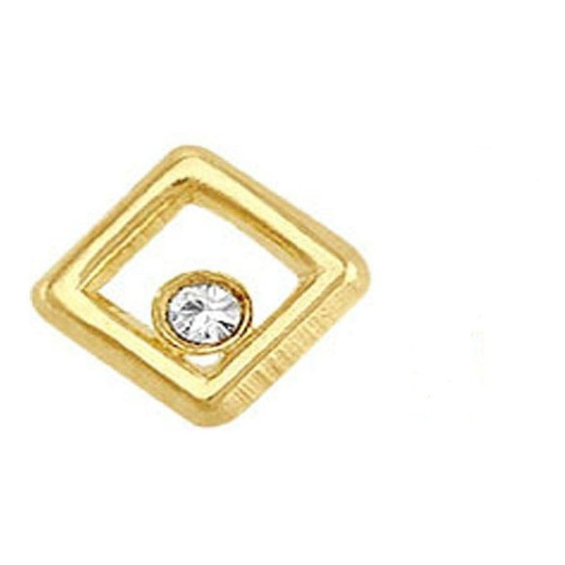 Broquel Cuadro Silueta En Oro De 10 K + Obsequio + Envío