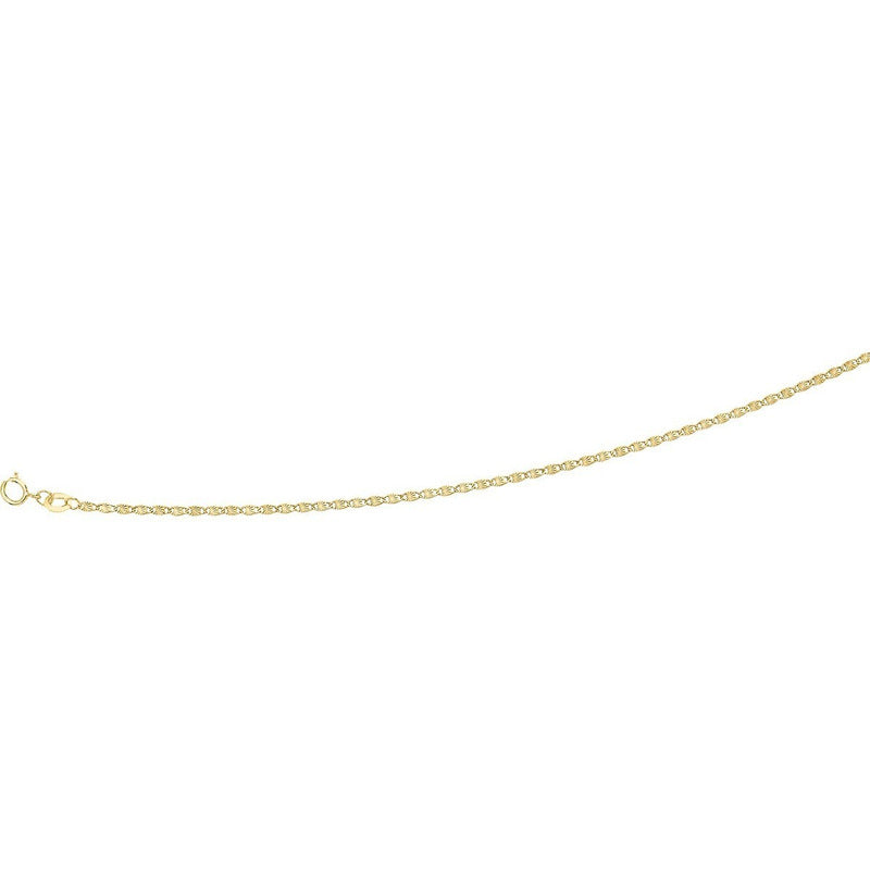 Cadena Valentina Estrella Diamantada 50 Cm 10 K + Obsequio