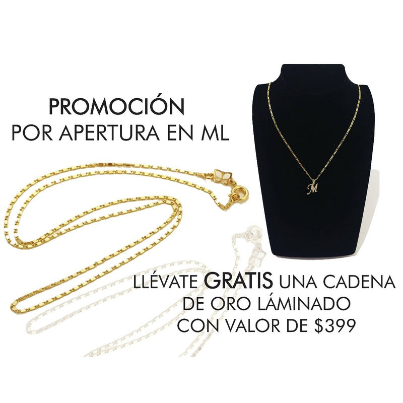 Dije Inicial Letra O Oro 14 K + Obsequio + Envio