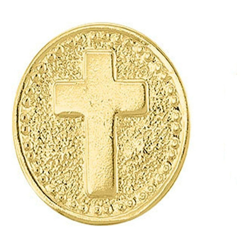 Arras Pez Y Cruz En Oro Laminado + Envio