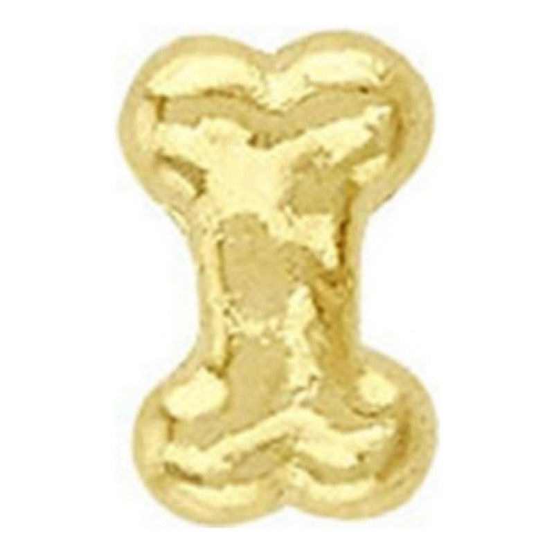 Broquel Hueso Chiquito En Oro De 10 K + Obsequio + Envío