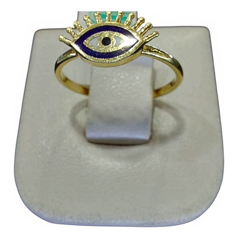 Anillo Protección Joyería M De León Oro 10k + Regalo