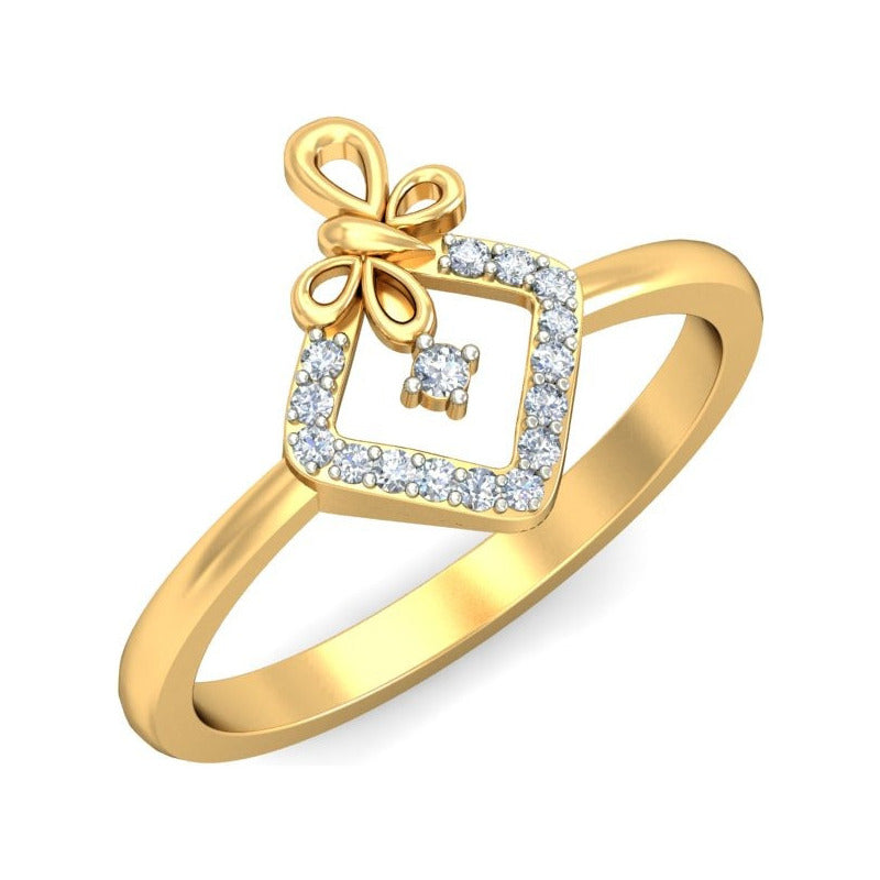 Anillo Moño De Encanto Joyería M De León Oro 10k + Regalo