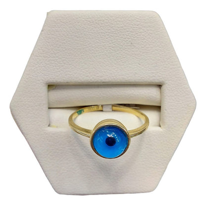 Anillo Ojo Turco Oro  14 K. + Obsequio