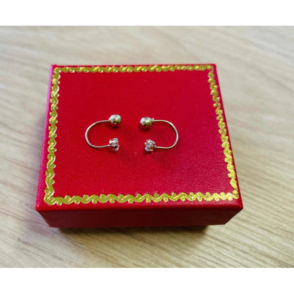 Kit Broqueles (telefono) 3 Pares Oro De 10 K + Obsequio