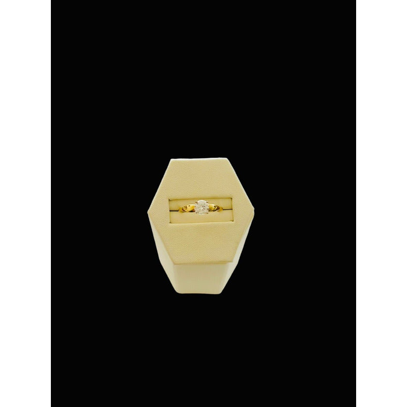 Hermoso Anillo De Compromiso En Oro 10 K+obsequio