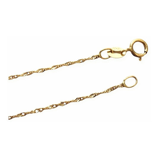 Cadena Singapur Oro 14k + Obsequio