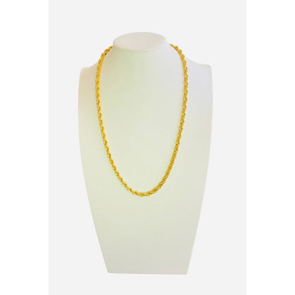 Cadena Torsal 55 Cm Por 6 Mm Oro 10 K  + Obsequio