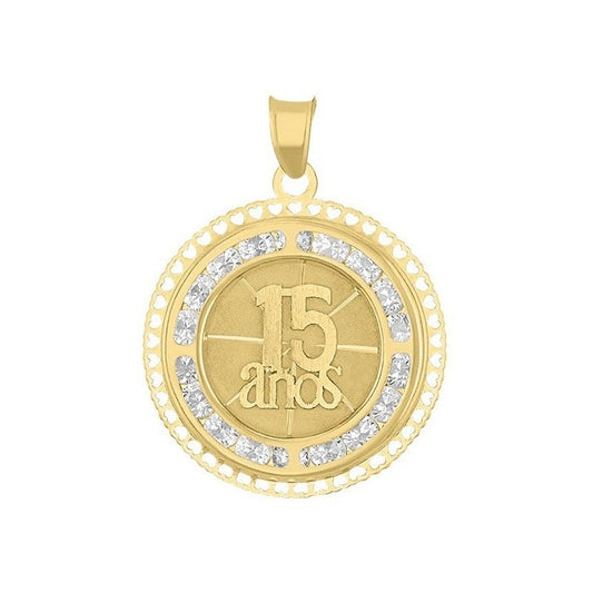 Kit Cadena Con Medalla Mis Xv Años Oro 14k + Obsequio