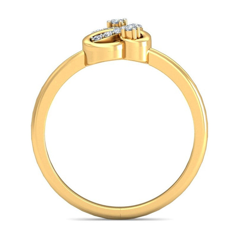 Anillo Dúo De Estrellas Joyería M De León Oro 10k + Regalo