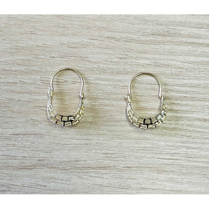 Arracadas Canasta 1.5 X 1 Cm  Oro 10 K + Obsequio + Envio