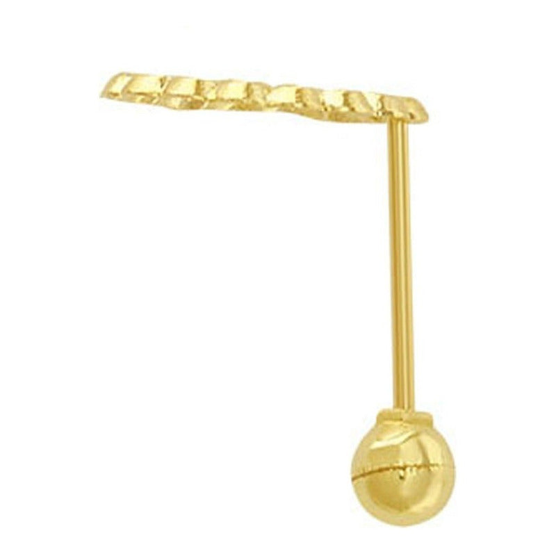 Broquel Circulo Diamante En Oro De 10 K + Obsequio + Envío