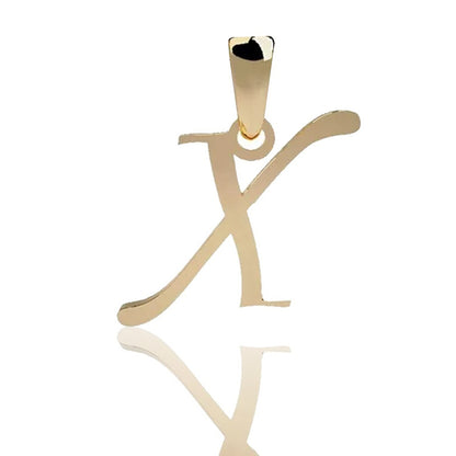 Gargantilla De Inicial Letra X Oro 14 K + Obsequio