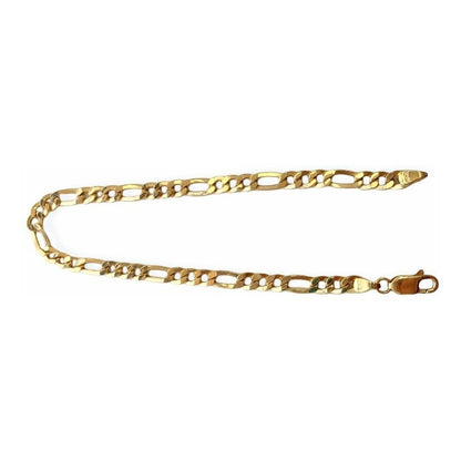 Pulsera Tejido Figaro 14k + Obsequio