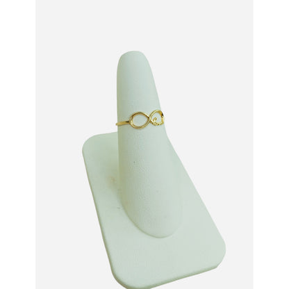 Anillo Dama Amor Infinito Oro 14 K + Obsequio