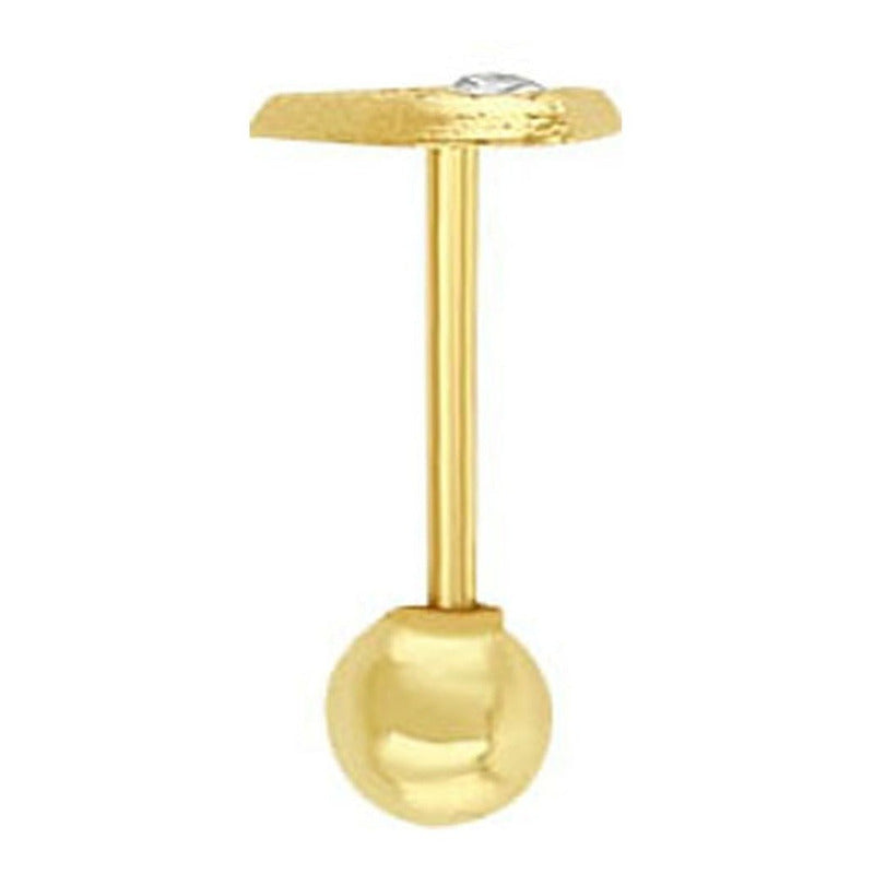 Broquel Corazón Contorno En Oro De 10 K + Obsequio + Envío