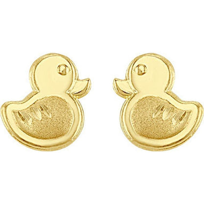 Broquel Patito En Oro De 10 K + Obsequio + Envío