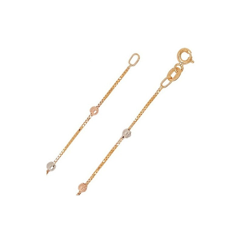 Cadena Bibiana En Oro Amarillo De 14 K + Obsequio