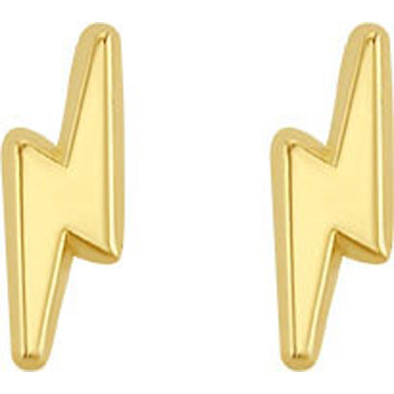 Broquel Mini Rayo En Oro De 10 K + Obsequio