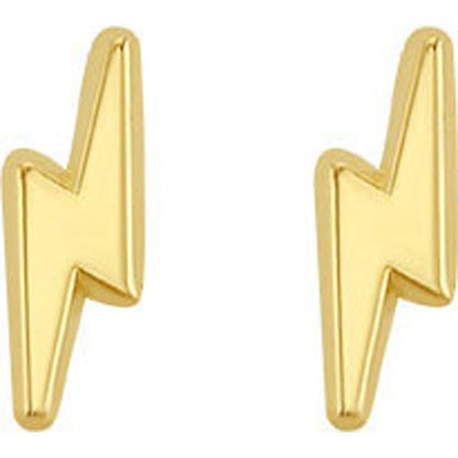 Broquel Mini Rayo En Oro De 10 K + Obsequio