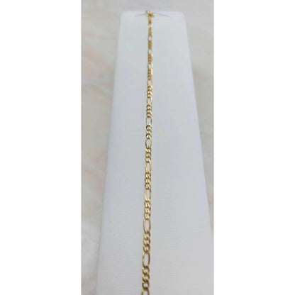 Pulsera Estilo Planchado En Oro De 14 Kilates + Obsequio