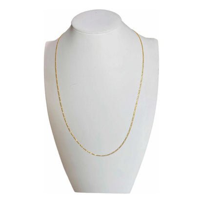 Cadena Figaro Rombos 55cm X 2 Mm Oro 14
