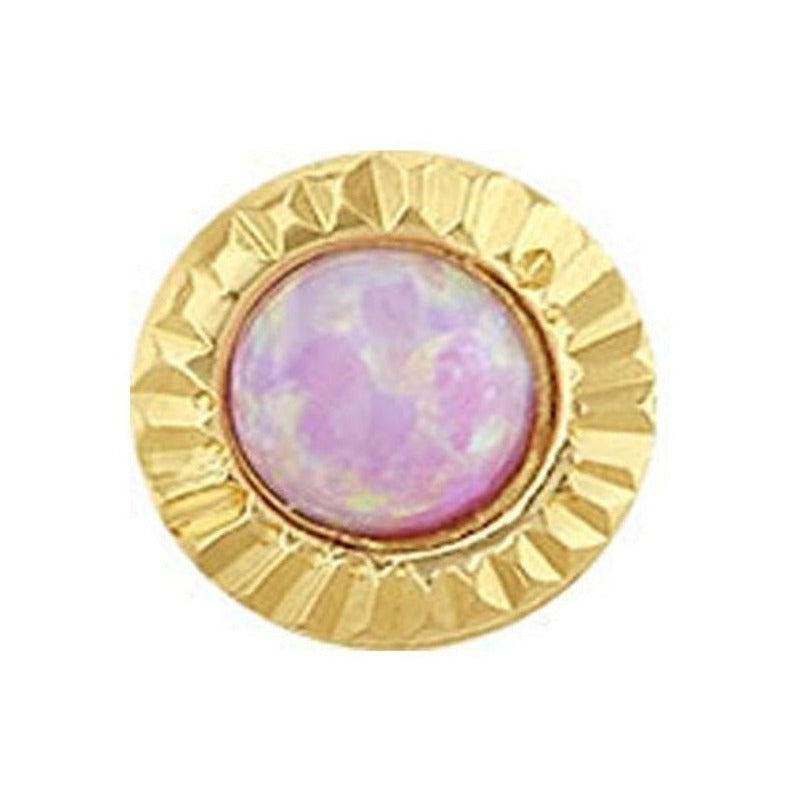 Broquel Español Tornasol En Oro De 10 K + Obsequio + Envío