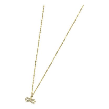 Gargantilla Mini Infinito Zirconia En Oro De 10 K + Obsequio