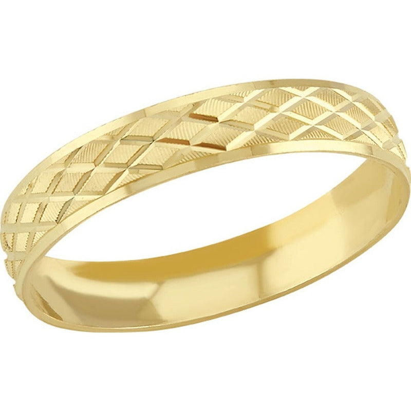 Argolla Matrimonio Red En Oro De 10 K + Obsequio + Envio