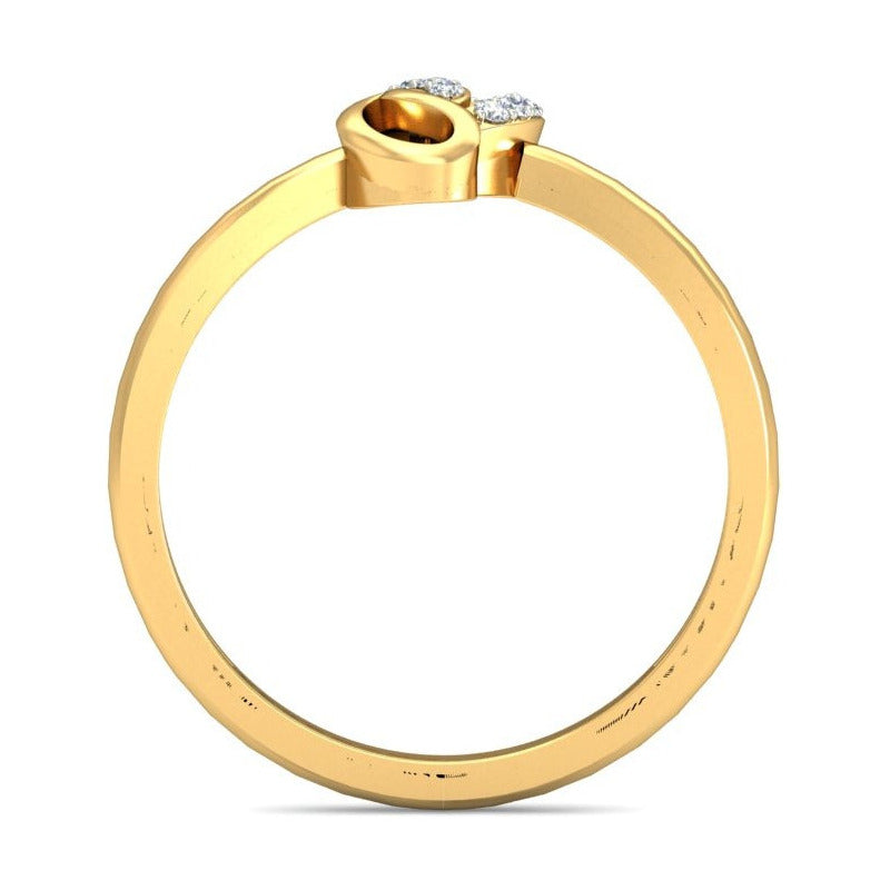 Anillo Gota Infinita Joyería M De León Oro 10k + Regalo