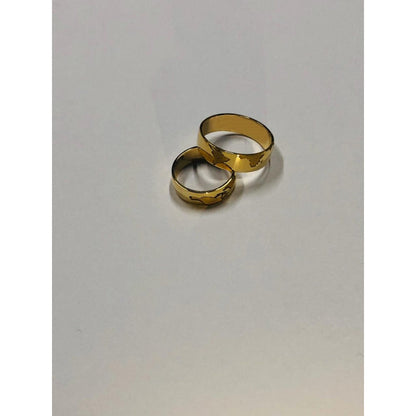 Argolla Matrimoniales Mapamundi Oro 14 K