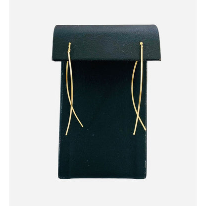 Hermosos Aretes Violadores En Oro De 10k + Obsequio