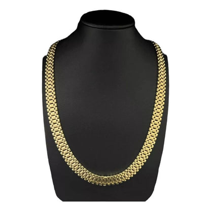 Gargantilla Rolex 50 Cm Por 1 Cm Oro 14 Kilates