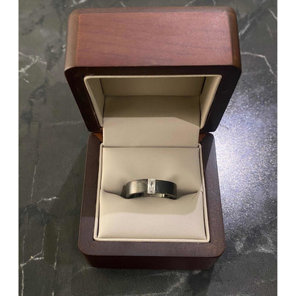 Anillo De Promesa Para Caballero En Oro De 18 Kilates