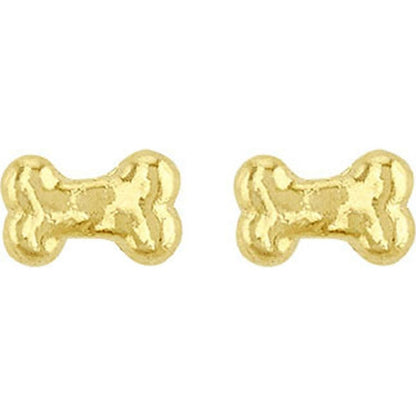 Broquel Hueso Chiquito En Oro De 10 K + Obsequio + Envío