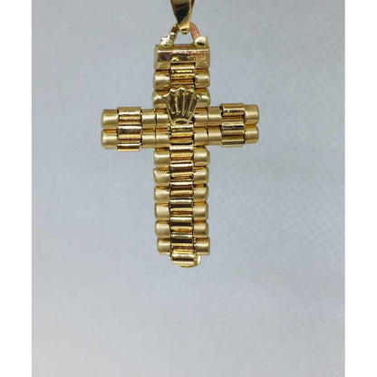 Cruz Tejido Rolex Oro Macizo 14 Kilates