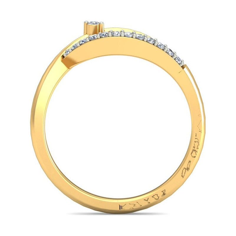 Anillo Línea Estelar Joyería M De León Oro 10k + Regalo