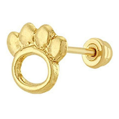 Broquel Huellita En Oro De 10 K + Obsequio + Envío