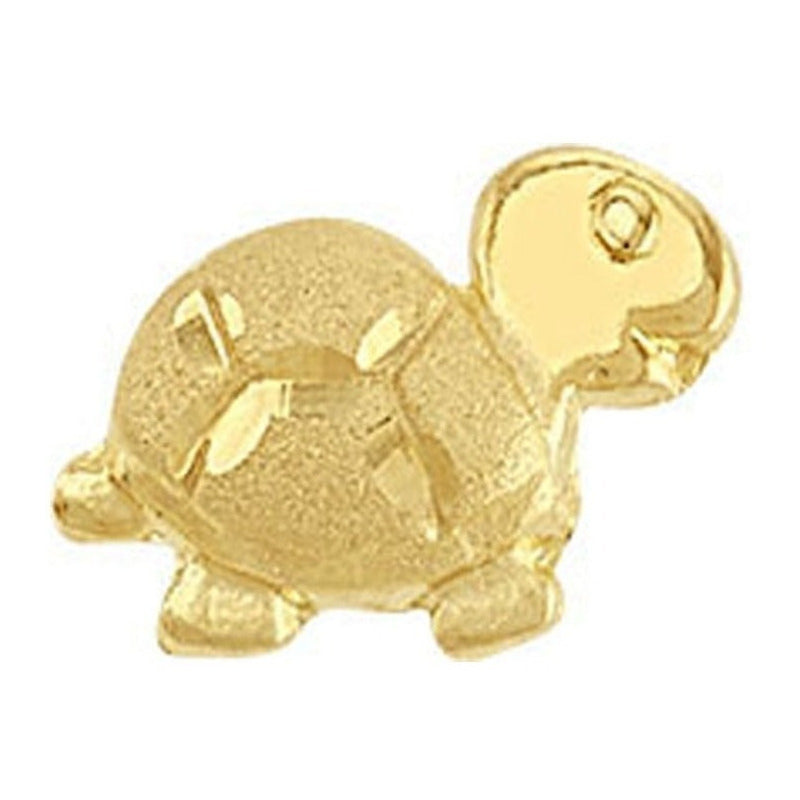 Broquel Tortuguita En Oro De 10 K + Obsequio + Envío