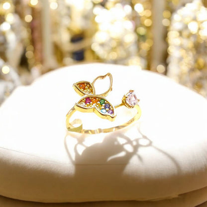 Anillo Primavera Joyería M De León Oro 14k + Regalo