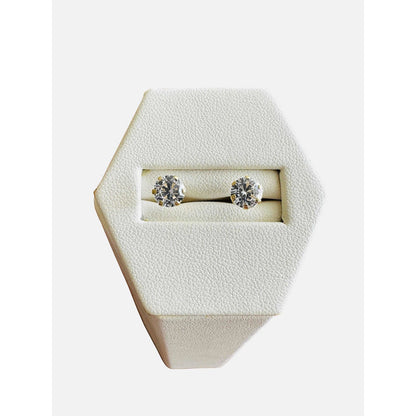 Broqueles Zirconias 6 Mm Oro 10 Kilates + Obsequio