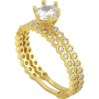 Anillo Alianza Churumbela En Oro De 10 K + Obsequio + Envio