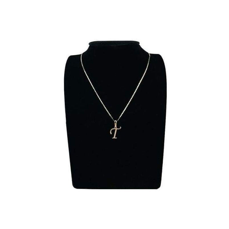 Dije Inicial Letra T Oro 14 K + Obsequio + Envio